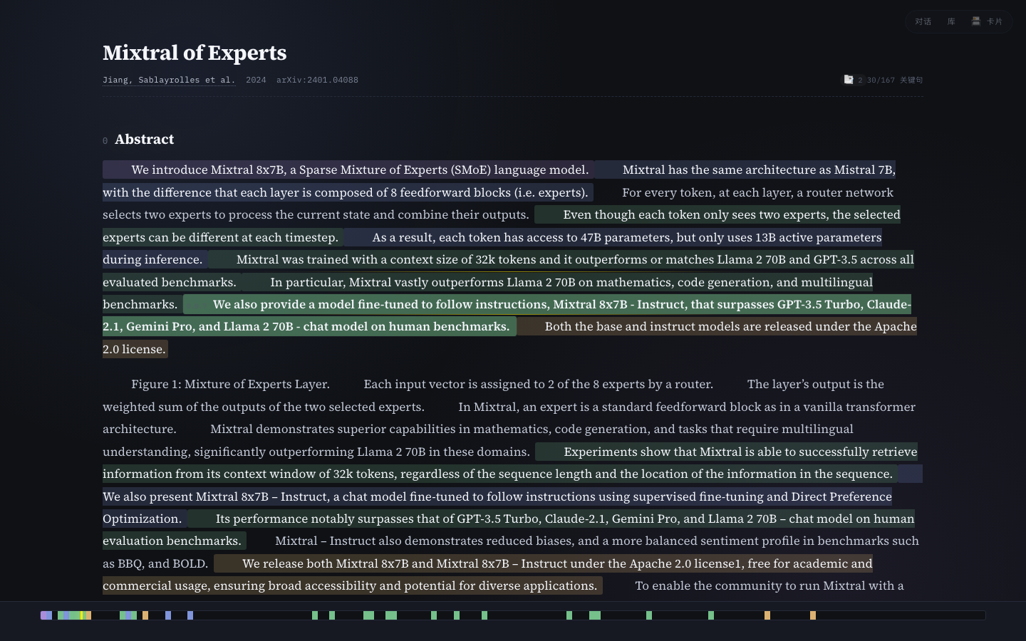 AI4Science reader agent interface